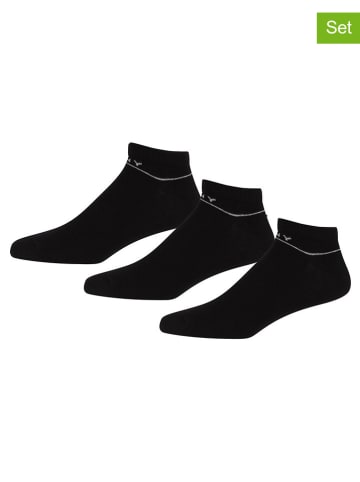DKNY Skarpety (3 pary) w kolorze czarnym