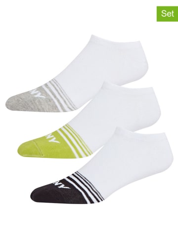DKNY 3er-Set: Socken in Weiß