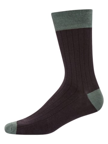 DKNY Skarpety (3 pary) w kolorze zielono-szarym