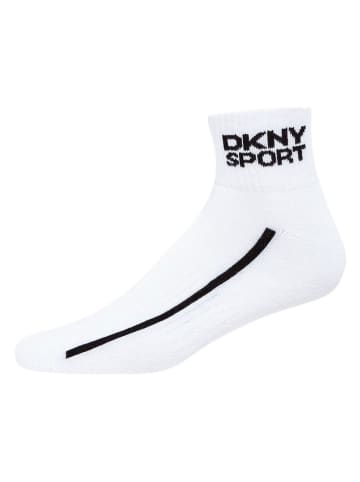 DKNY Skarpety (3 pary) w kolorze czarno-biało-szarym