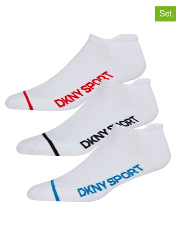 DKNY Skarpety (3 pary) w kolorze białym