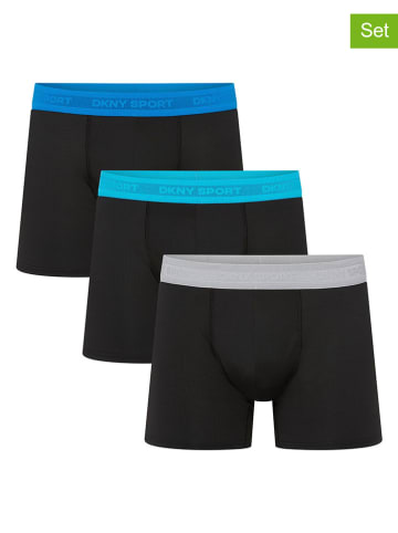 DKNY 3er-Set: Boxershorts in Schwarz