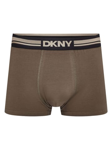 DKNY 3er-Set: Boxershorts in Schwarz/ Khaki