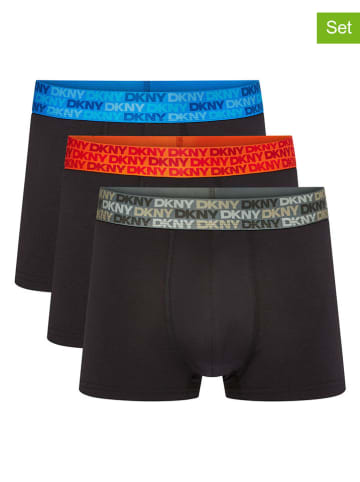 DKNY 3er-Set: Boxershorts in Schwarz