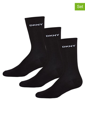 DKNY 3er-Set: Socken in Schwarz