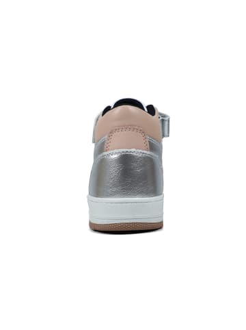 GAP Sneakers "Boston Mid II" in Beige/ Silber/ Weiß