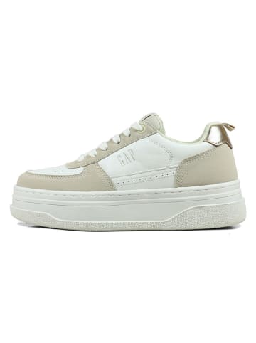 GAP Sneakers "Paradise IV" in Beige/ Weiß