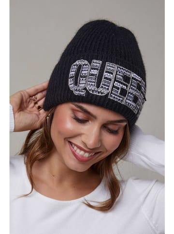 Soft Cashmere Czapka w kolorze czarnym