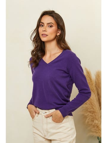 Soft Cashmere Pullover in Lila