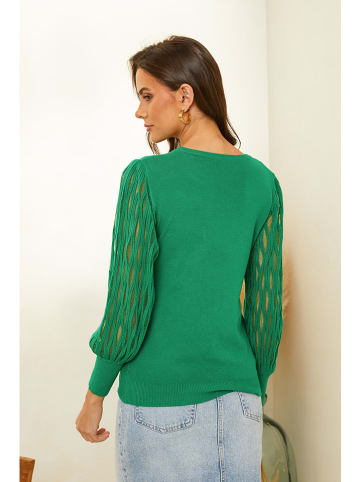Soft Cashmere Trui groen
