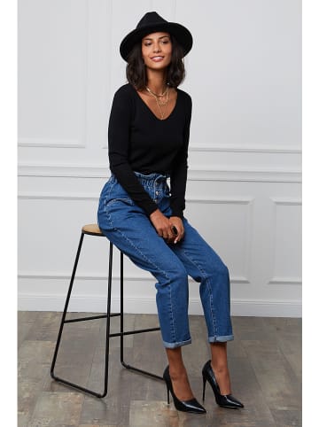 Soft Cashmere Pullover in Schwarz
