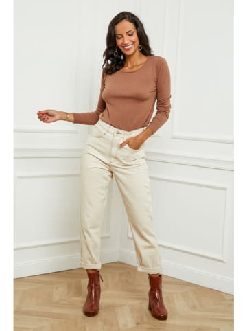 Soft Cashmere Pullover in Hellbraun