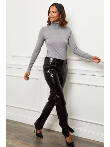 Soft Cashmere Rollkragenpullover in Grau