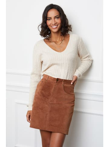 Soft Cashmere Pullover in Creme