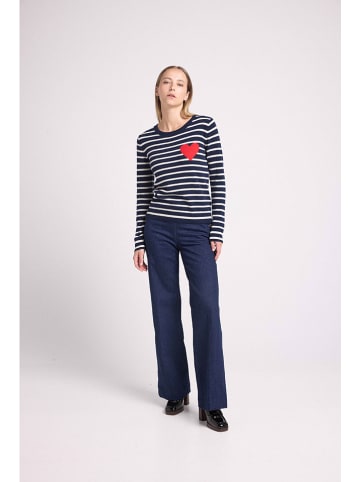 Maison Héritage Cashmere Kaschmir-Pullover in Dunkelblau