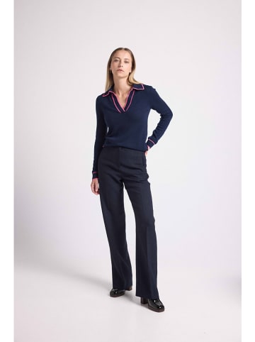 Maison Héritage Cashmere Kaschmir-Pullover in Dunkelblau