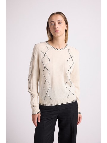 Maison Héritage Cashmere Kaschmir-Pullover in Beige