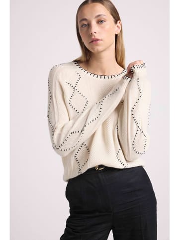 Maison Héritage Cashmere Kaszmirowy sweter w kolorze beżowym