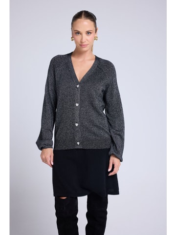 Maison Héritage Cashmere Kaschmir-Cardigan in Anthrazit