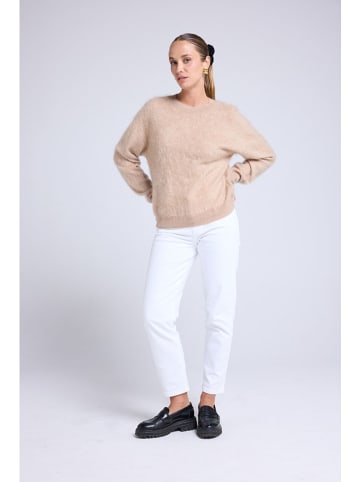 Maison Héritage Cashmere Kaschmir-Pullover in Beige