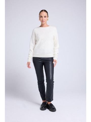 Maison Héritage Cashmere Kaschmir-Pullover in Weiß