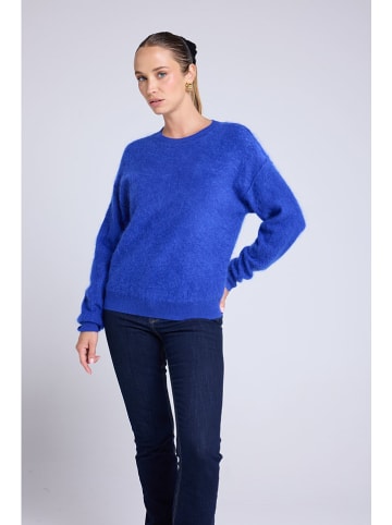 Maison Héritage Cashmere Kaschmir-Pullover in Blau