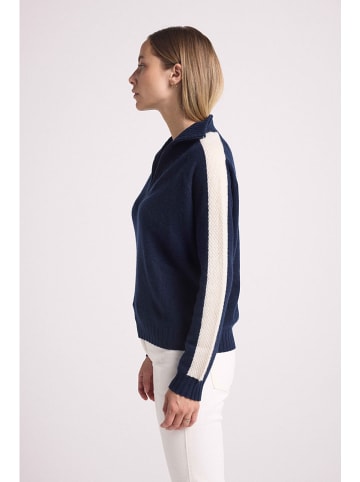 Maison Héritage Cashmere Kasjmieren trui donkerblauw