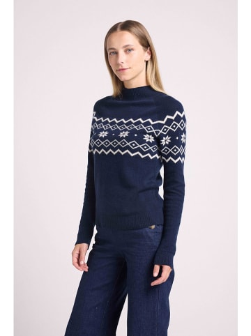 Maison Héritage Cashmere Kasjmieren trui donkerblauw
