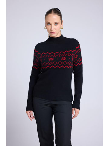 Maison Héritage Cashmere Kaschmir-Pullover in Schwarz