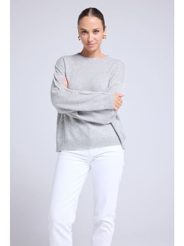 Maison Héritage Cashmere Kaschmir-Pullover in Grau