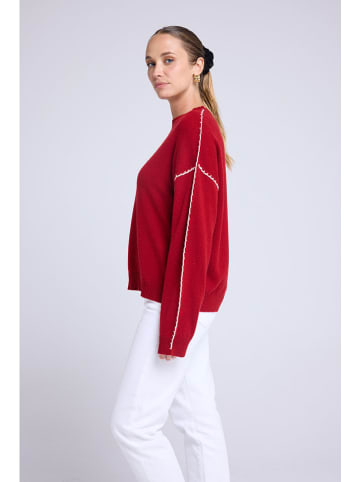 Maison Héritage Cashmere Kaschmir-Pullover in Rot