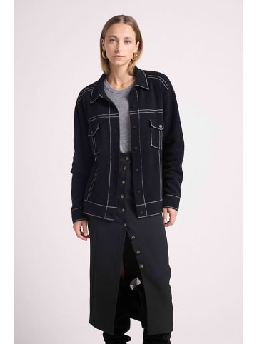 Maison Héritage Cashmere Kasjmieren blousejas zwart