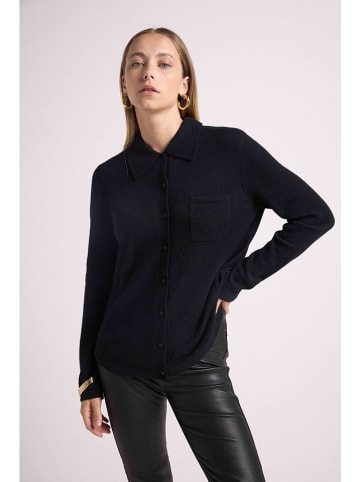 Maison Héritage Cashmere Kaschmir-Hemd in Schwarz