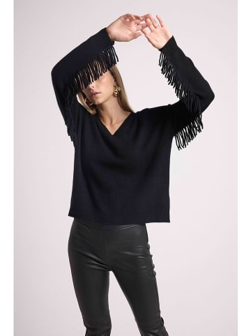 Maison Héritage Cashmere Kaszmirowy sweter w kolorze czarnym