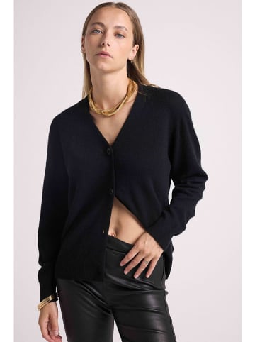 Maison Héritage Cashmere Kaschmir-Cardigan in Schwarz