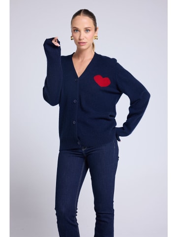 Maison Héritage Cashmere Kaschmir-Cardigan in Dunkelblau