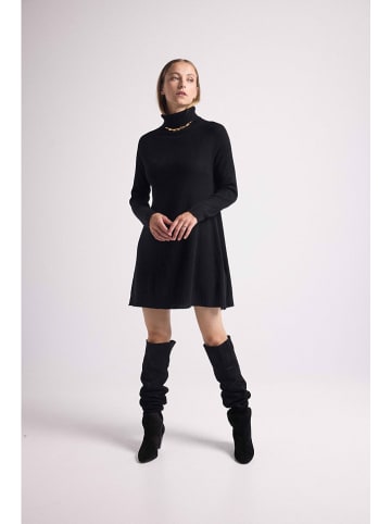 Maison Héritage Cashmere Kaschmir-Kleid in Schwarz