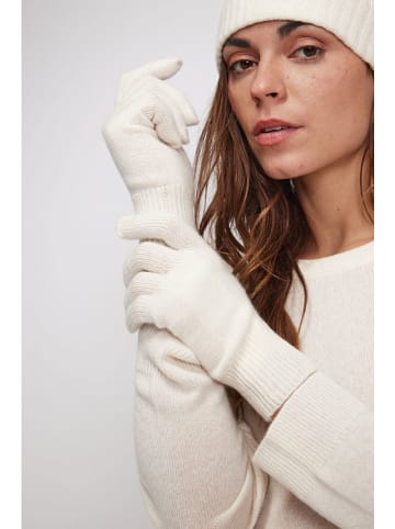 Maison Héritage Cashmere Kaschmir-Handschuhe in Creme