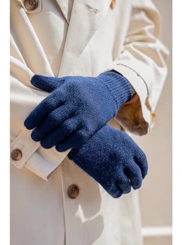 Maison Héritage Cashmere Kaschmir-Handschuhe in Dunkelblau