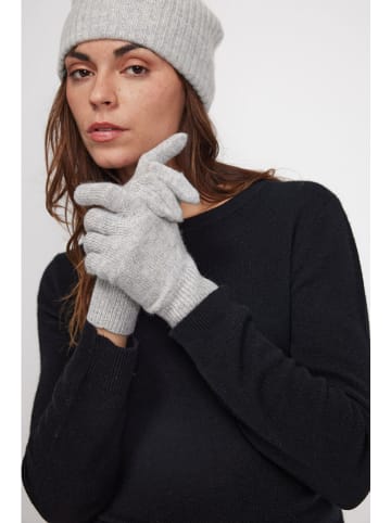 Maison Héritage Cashmere Kaszmirowe rękawiczki w kolorze szarym