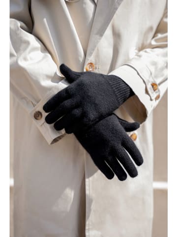 Maison Héritage Cashmere Kaschmir-Handschuhe in Schwarz