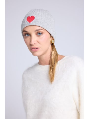 Maison Héritage Cashmere Kaschmir-Mütze in Grau