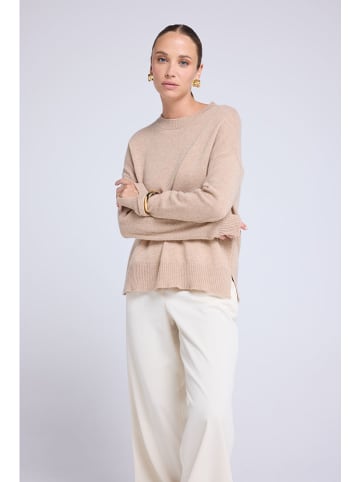 Maison Héritage Cashmere Kaschmir-Pullover in Beige