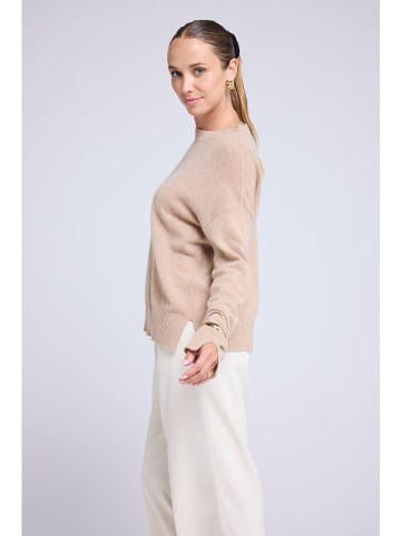 Maison Héritage Cashmere Kaschmir-Pullover in Beige