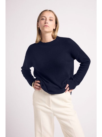Maison Héritage Cashmere Kasjmieren trui donkerblauw
