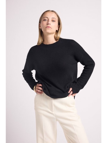 Maison Héritage Cashmere Kaschmir-Pullover in Schwarz