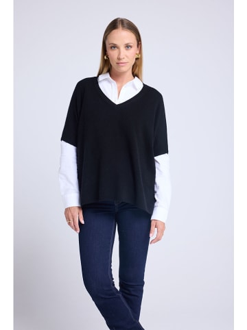 Maison Héritage Cashmere Kaschmir-Pullover in Schwarz