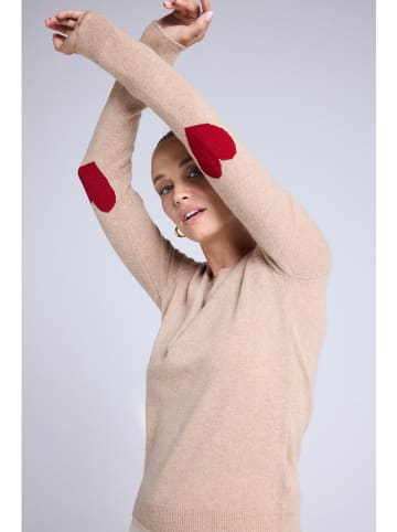 Maison Héritage Cashmere Kaschmir-Pullover in Beige