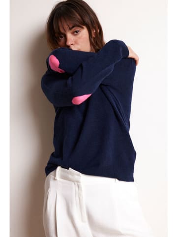 Maison Héritage Cashmere Kaschmir-Pullover in Dunkelblau