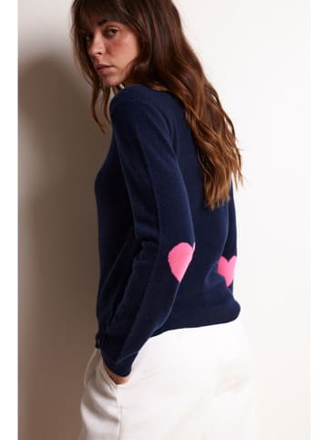 Maison Héritage Cashmere Kaschmir-Pullover in Dunkelblau